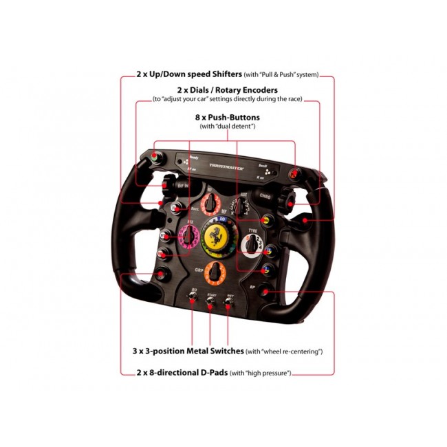 Thrustmaster Ferrari F1 Black RF Steering wheel Analogue PC, PlayStation 4, PlayStation 5, Playstation 3, Xbox Thrustmaster Ferrari F1 Black RF Steering wheel Analogue PC, PlayStation 4, PlayStation 5, Playstation 3, Xbox