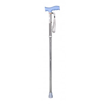 Folding walking stick ACTIONMED silver