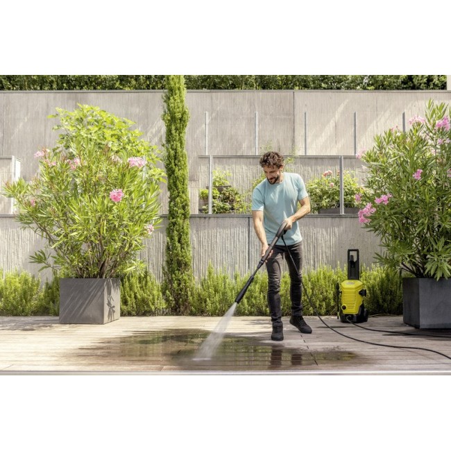 K rcher K 4 WCM pressure washer Upright Electric 420 l/h 1800 W Black, Yellow