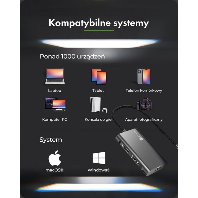 ICY BOX Adapter USB Type-C to 3x HDMI ICY BOX Adapter USB Type-C to 3x HDMI