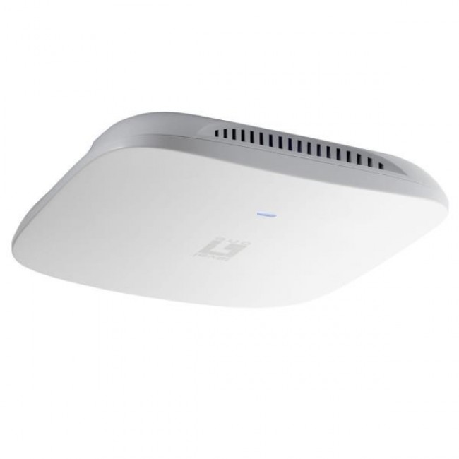 LevelOne AC750 Dual Band PoE Wireless Access Point, Ceiling Mount, Controller Managed