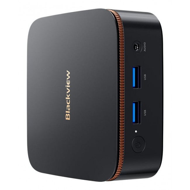 Blackview MP20 Mini PC with Ryzen 3 3300U, 8GB RAM, 256GB SSD, Windows 11 Pro, black