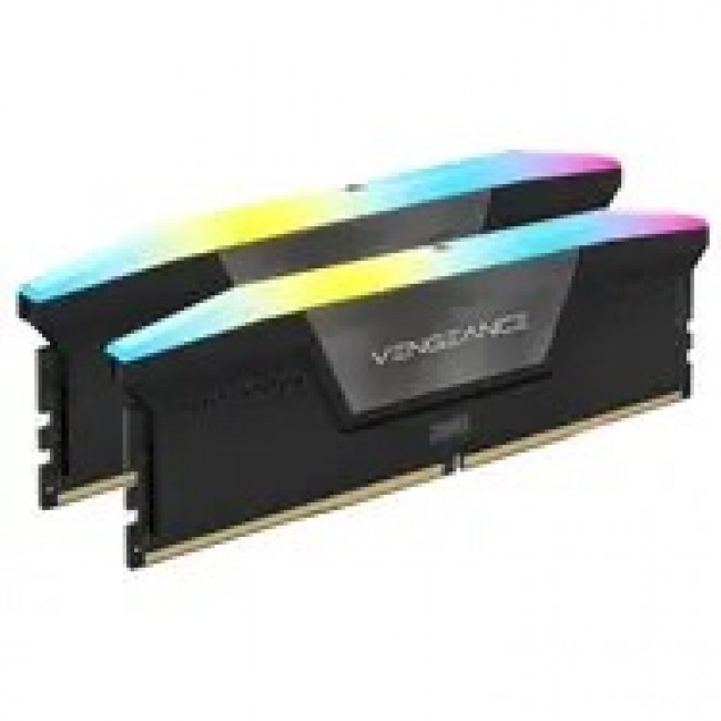 Corsair Vengeance RGB CMH64GX5M2D6000C40 memory module 64 GB 2 x 32 GB DDR5 6000 MT/s 288-pin DIMM Corsair Vengeance RGB CMH64GX5M2D6000C40 memory module 64 GB 2 x 32 GB DDR5 6000 MT/s 288-pin DIMM