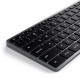 Satechi Slim W3 Keyboard USB-C with numpad (gray) Satechi Slim W3 Keyboard USB-C with numpad (gray)