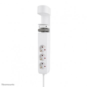 Neomounts DS22-840WH6 Desk socket with clamp and USB-C and USB-A ports - Quick charge