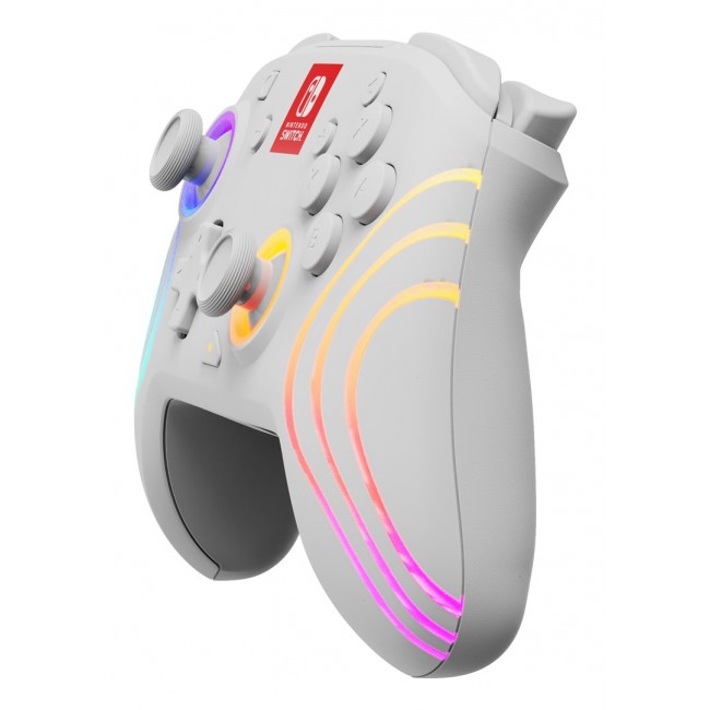PDP Afterglow Wave White Gamepad Analogue / Digital Nintendo Switch, Nintendo Switch OLED