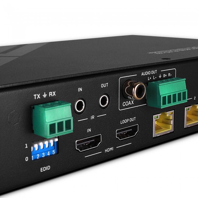 Lindy 100m Cat.6 4 Port HDMI 4K60 HDBT Splitter Extender Lindy 100m Cat.6 4 Port HDMI 4K60 HDBT Splitter Extender