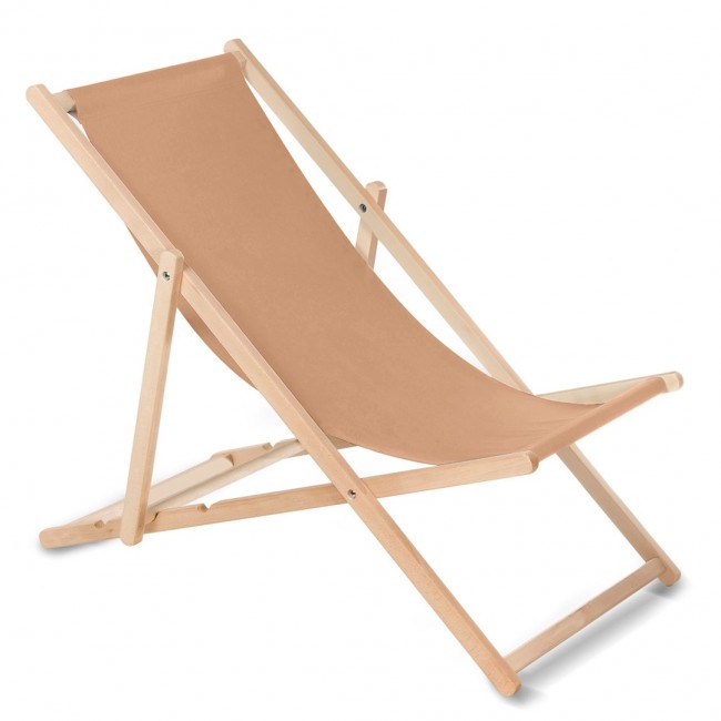 Wooden chair made of quality beech wood with three adjustable backrest positions light brown color GreenBlue GB183