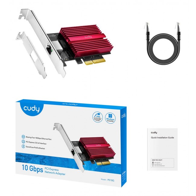 Cudy 10G PCI Express Adapter (Marvell AQC113)