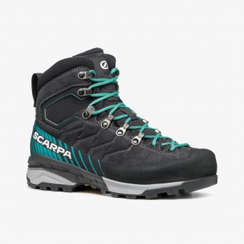 Scarpa MESCALITO TRK GTX WOMAN, 37.5, Dark Anthracite - Tropical Green