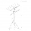 Maclean TV Floor Stand/Mount, 37 80 Maclean TV Floor Stand/Mount, 37 80