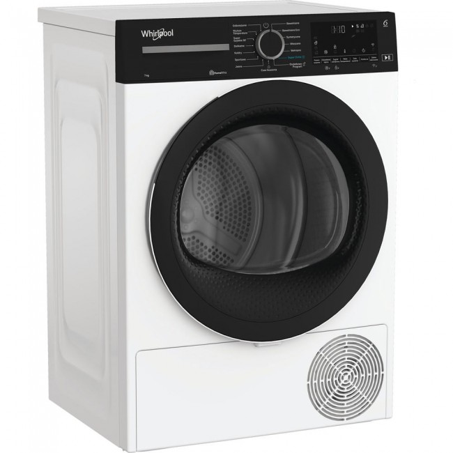 Whirlpool WSD 74 WBB PL tumble dryer Freestanding Front-load 7 kg White