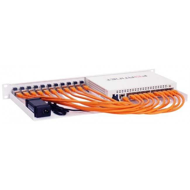 Rackmount.IT Rack Mount Kit for FortiGate 60E / 61E shielded / industrialized