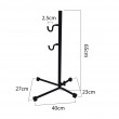Maclean Bicycle Service Floor Mount Steel Adjustable Height 20kg MTB Bikes Wheels up to 27.5 Maclean Bicycle Service Floor Mount Steel Adjustable Height 20kg MTB Bikes Wheels up to 27.5