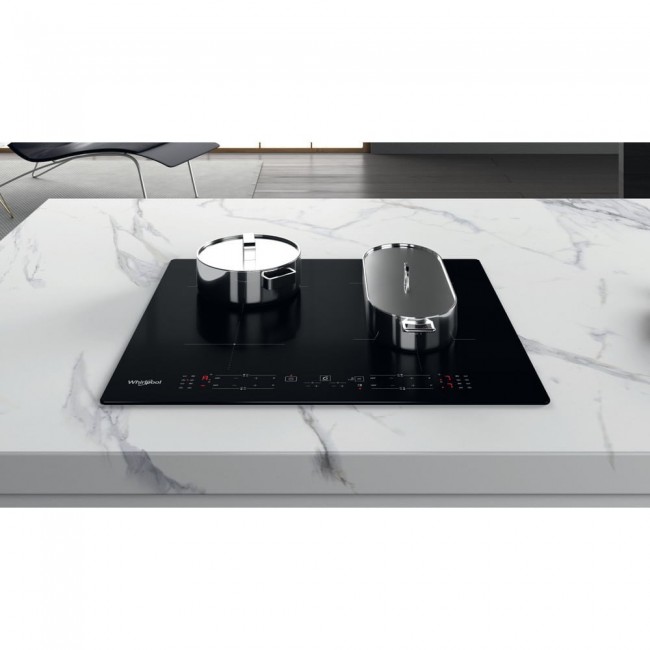 Whirlpool WB B8360 NE Black Built-in 59 cm Zone induction hob 4 zone(s)