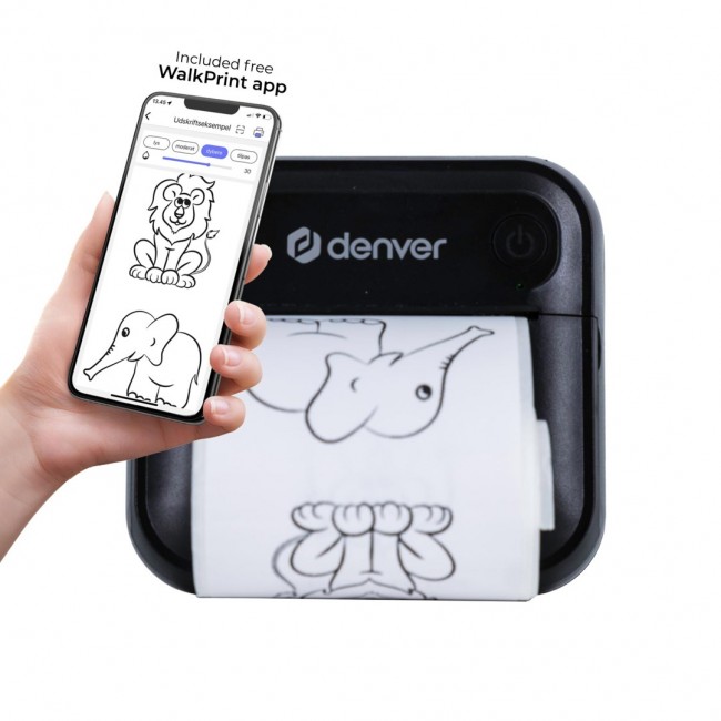 Denver MBP-32B label printer Direct thermal Wireless Bluetooth Denver MBP-32B label printer Direct thermal Wireless Bluetooth