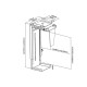 The MC-713 PC Holder Computer Under Desk Table Bracket Support Storage The MC-713 PC Holder Computer Under Desk Table Bracket Support Storage