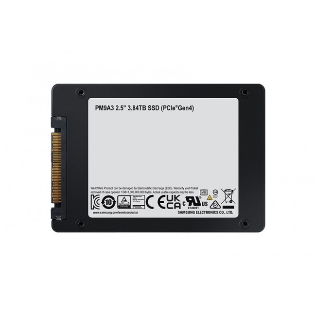 Samsung PM9A3 3.84 TB 2.5 Samsung PM9A3 3.84 TB 2.5