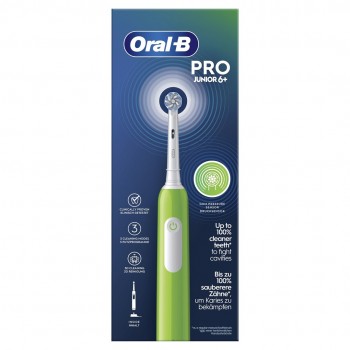 Oral-B Junior 8006540743027 electric toothbrush Child Rotating toothbrush Green