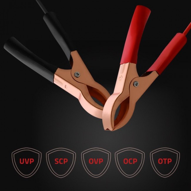 Qoltec Smart Monolith Battery Charger for LiFePO4 AGM GEL SLA batteries | 10A | 24V