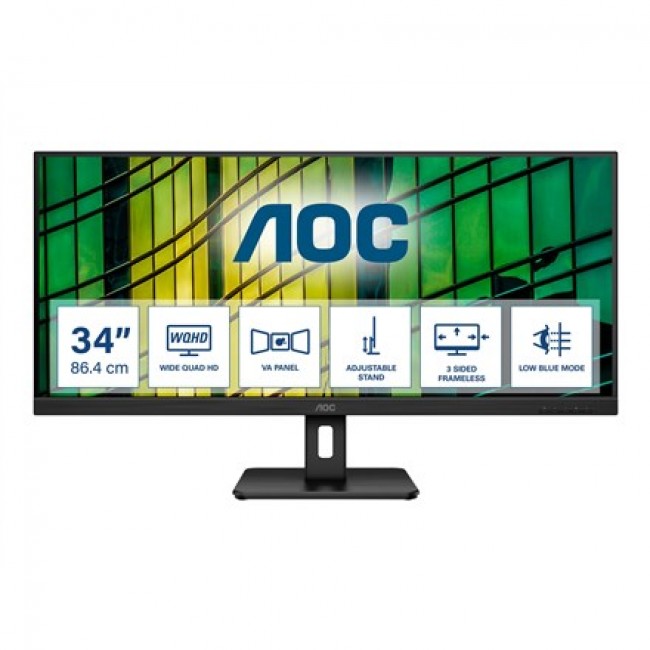 AOC E2 U34E2M/BK computer monitor 86.4 cm (34