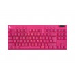 Logitech G PRO X TKL keyboard Gaming RF Wireless + Bluetooth QWERTY US International Magenta