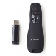 Gembird WP-L-12 wireless presenter RF Black