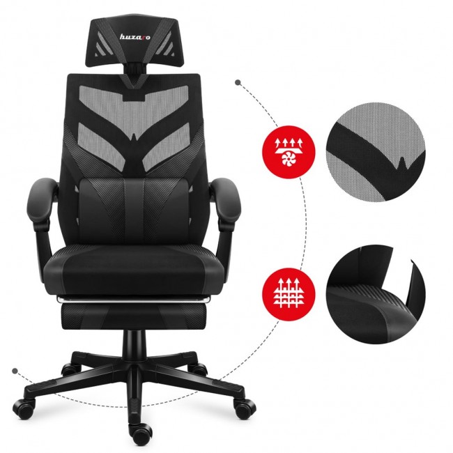 Huzaro Combat 5.0 PC gaming chair Mesh seat Black Huzaro Combat 5.0 PC gaming chair Mesh seat Black