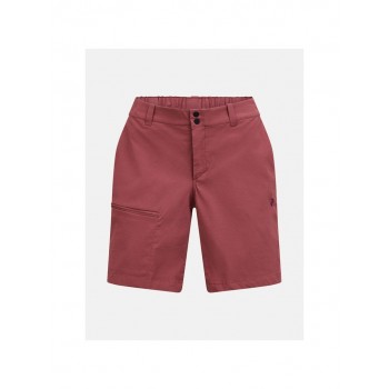 Szorty damskie PEAK PERFORMANCE W Iconiq Shorts kolor czerwony - S