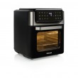 Tristar Hei luft-Ofen Kontrollleuchte Timerfunktion 12 l Single Stand-alone 1800 W Hot air fryer Black, Stainless steel
