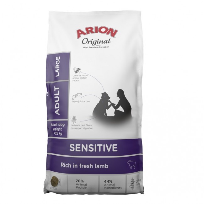 ARION Original Sensitive Large Lamb Mono - dry dog food - 12kg ARION Original Sensitive Large Lamb Mono - dry dog food - 12kg