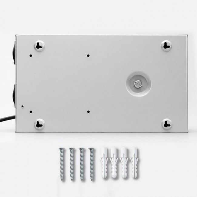 Qoltec Automatyczny Stabilizator napięcia AVR 2000VA | 1200W | Compact | Toroidalny transformator
