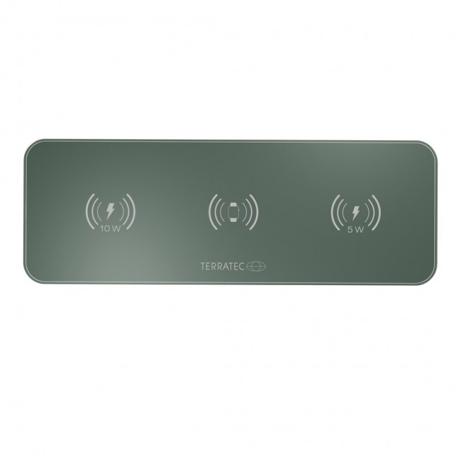 Terratec ChargeAIR All Headphones, Headset, Smartphone, Smartwatch Green Wireless charging Fast charging Indoor