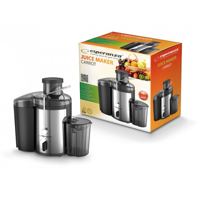 Esperanza EKJ002 juice maker Black,Stainless steel 500 W