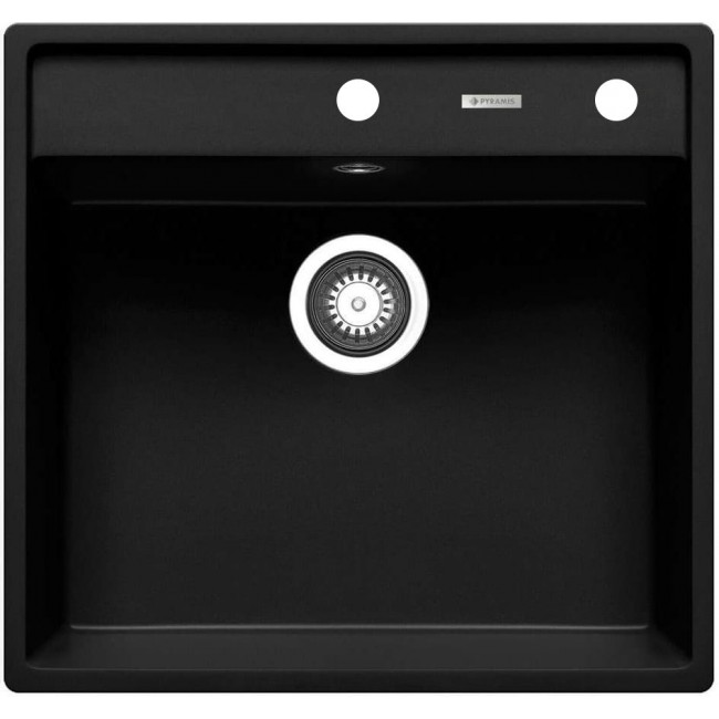 PYRAMIS CAMEA (53x50) 1B granite sink 070058201 carbon PYRAMIS CAMEA (53x50) 1B granite sink 070058201 carbon