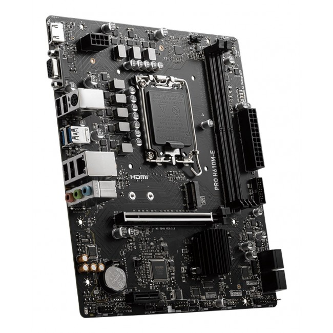 MSI PRO H610M-E motherboard Intel H610 LGA 1700 micro ATX MSI PRO H610M-E motherboard Intel H610 LGA 1700 micro ATX