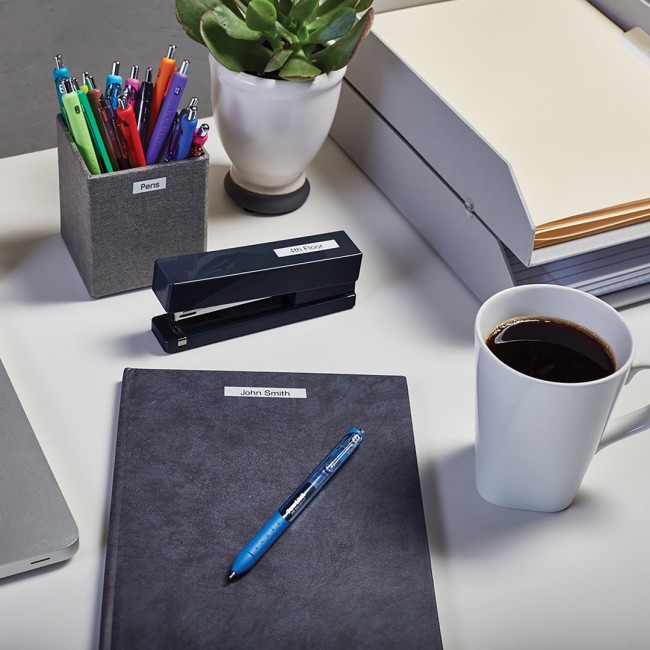 DYMO Authentic D1 Labels | Black Print on White Tape | 9 mm x 7 m | Self-Adhesive Labels for LabelManager Label Makers | Made in Europe