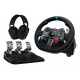 Logitech G 991-000539 Gaming Controller Aluminium, Black USB Steering wheel + pedals + headset PC, PlayStation 4, PlayStation 5, Playstation 3