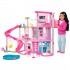 Barbie Dreamhouse Adventures Dreamhouse, 75+ Pieces, Pool Party Doll House with 3 Story Slide