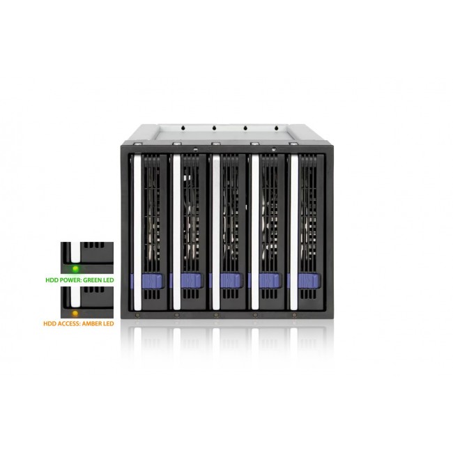 Icy Dock MB155SP-B drive bay panel Black
