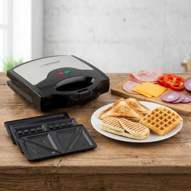 Esperanza EKT005 sandwich maker 700 W Black, Gray