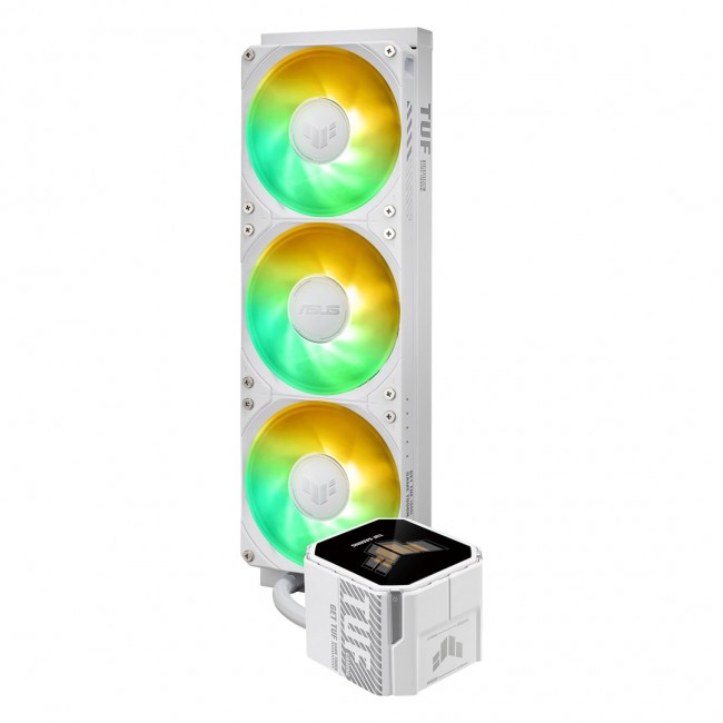 ASUS TUF Gaming LC III 360 ARGB LCD White Edition Processor All-in-one liquid cooler 12 cm 1 pc(s) ASUS TUF Gaming LC III 360 ARGB LCD White Edition Processor All-in-one liquid cooler 12 cm 1 pc(s)