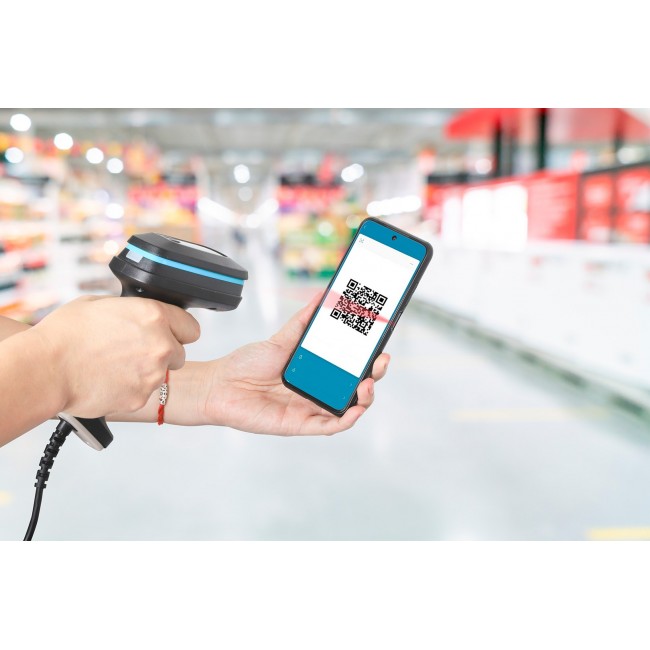 Barcode scanner MANHATTAN 2D LED handheld IP52
