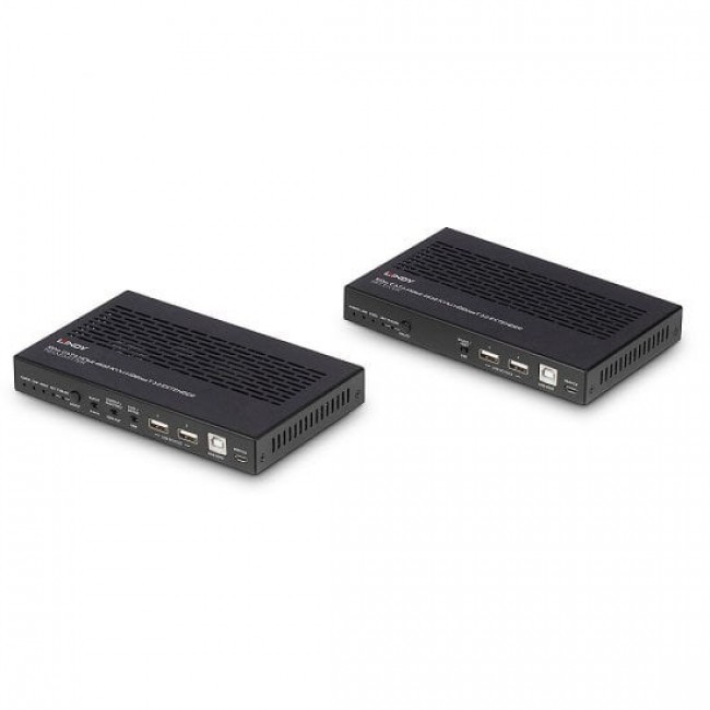 Lindy 100m Cat.6A HDMI 4K60, Audio, IR and RS-232 HDBaseT 3.0 KVM Extender Lindy 100m Cat.6A HDMI 4K60, Audio, IR and RS-232 HDBaseT 3.0 KVM Extender