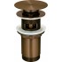 Stopper for washbasin or bidet with sleeve - universal