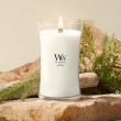 Scented Candle, Large WOODWICK White Teak 609.5 g, 1 piece
