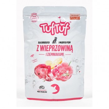 TUF TUF Minced pork with potatoes - wet dog food - 500g