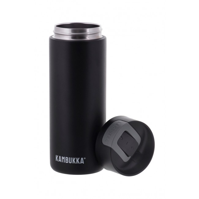 Kambukka Olympus Matte Black - thermal mug, 500 ml