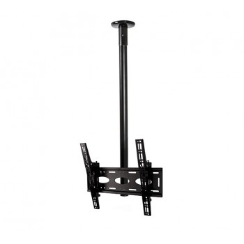 B-Tech Universal Flat Screen Ceiling Mount with Tilt (VESA 400) - 1.5m 50mm Pole