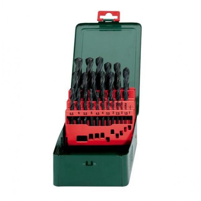 METABO ZESTAW WIERTE HSS-R 25cz. 1 - 13mm METABO ZESTAW WIERTE HSS-R 25cz. 1 - 13mm